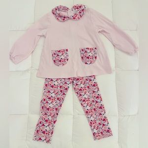 The Proper Peony Floral Tunic Set - 2T